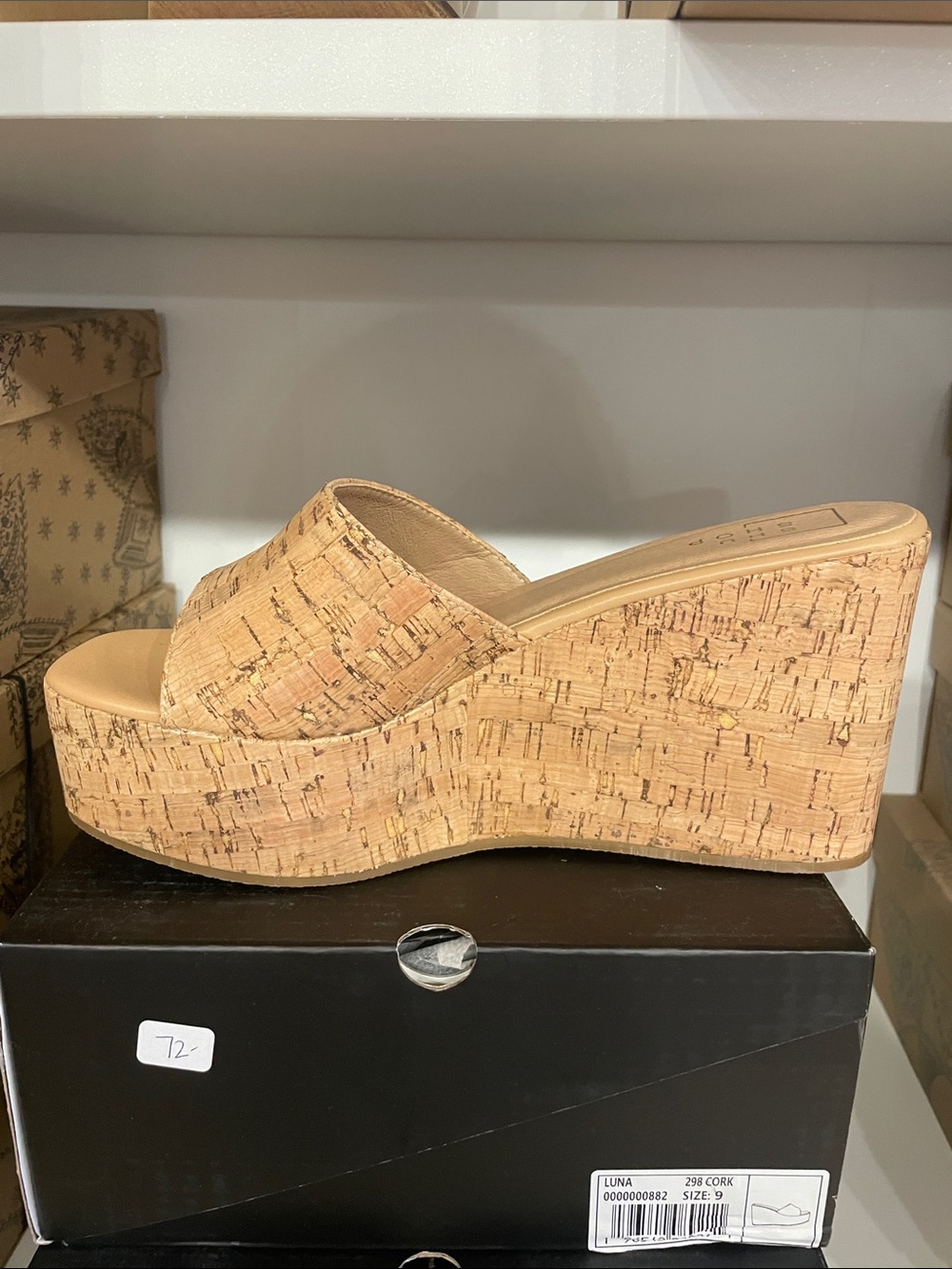 Luna Cork Wedge